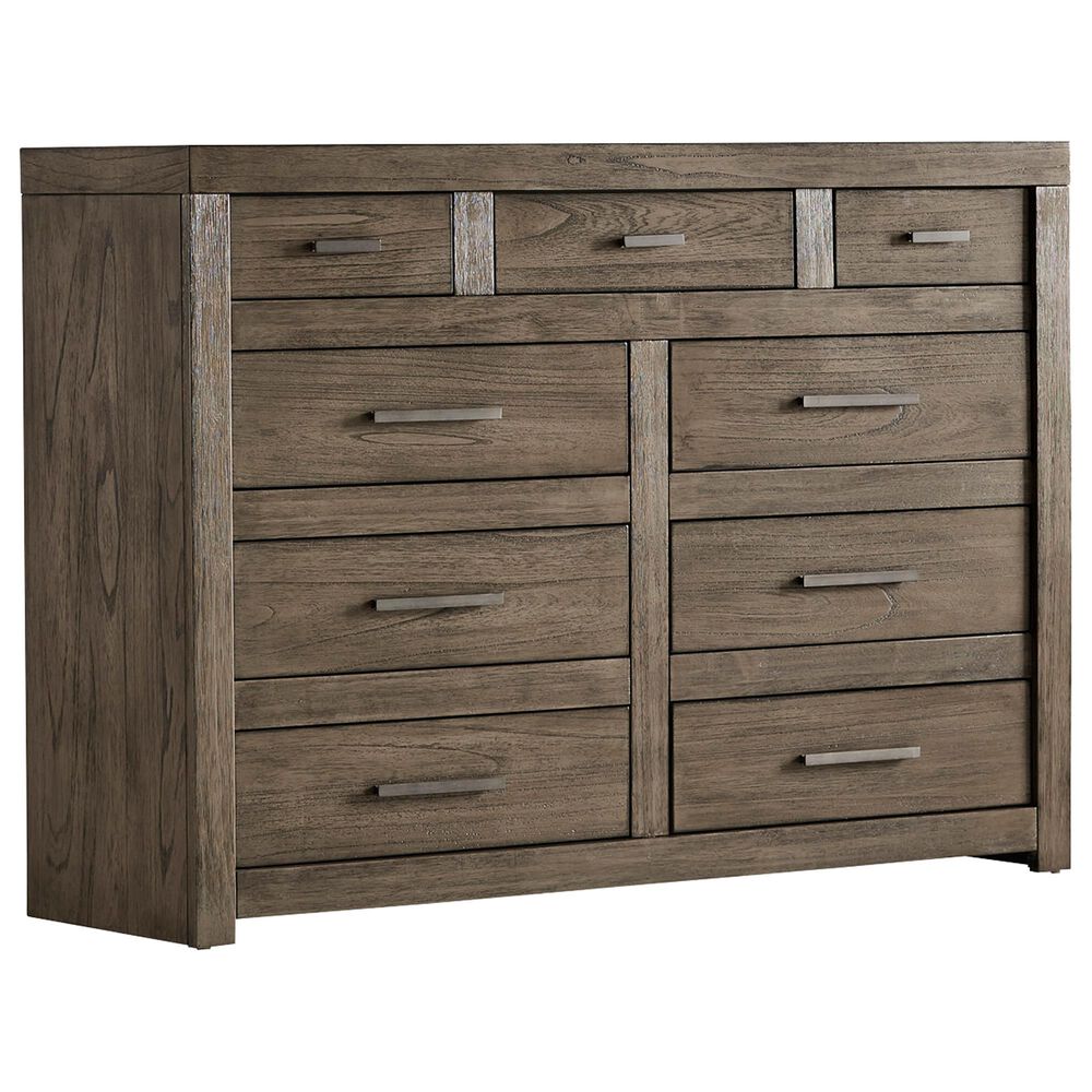 Riva Ridge Modern Loft 9-Drawer Chesser in Greystone, , large