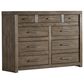 Riva Ridge Modern Loft 9-Drawer Chesser in Greystone, , large