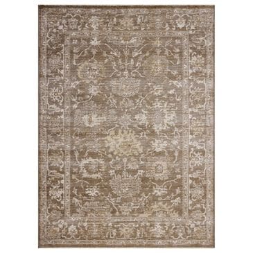 Loloi Pace Bark and Natural 9"6" Round Area Rug, , large