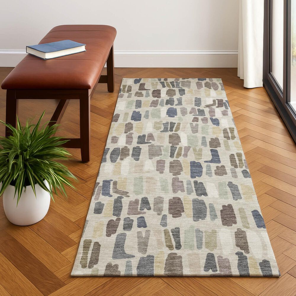 Dalyn Rug Company Kenner Linen 2'3" x 7'6" Runner, , large
