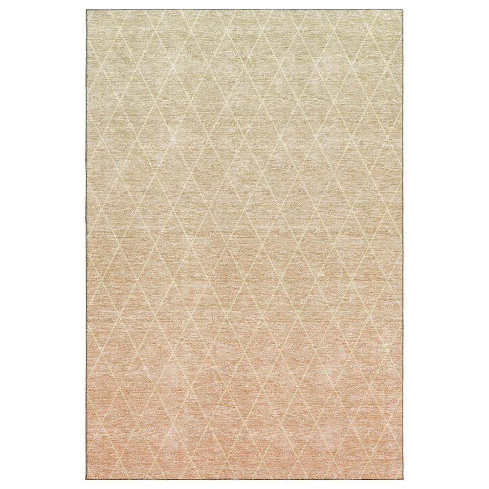 Dalyn Rug Company Lazio 5" x 7"6" Salmon Area Rug, , large