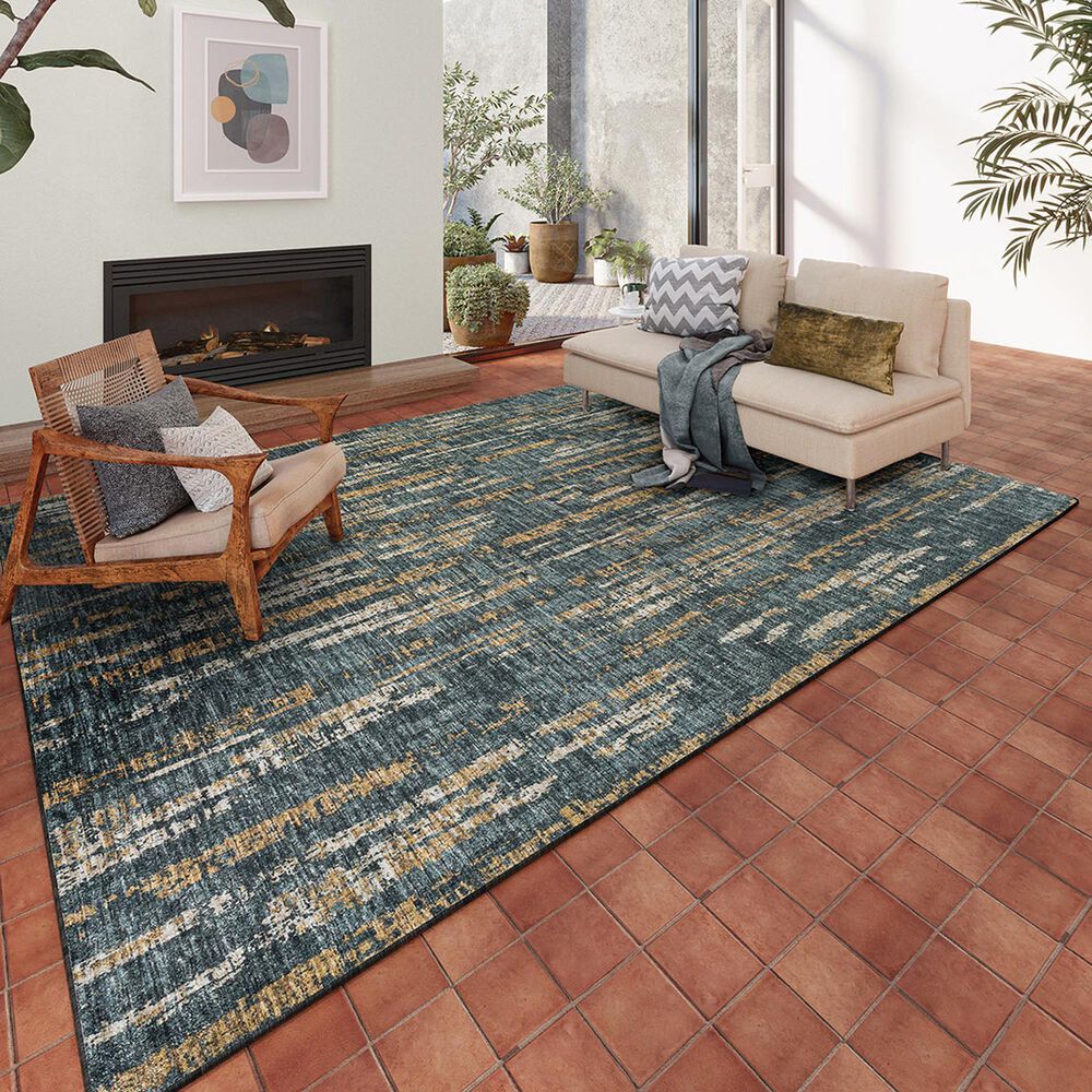 Dalyn Rug Company Winslow WL6 8&#39; x 10&#39; Charcoal Indoor/Outdoor Area Rug, , large