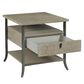 American Drew Creston Rectangular End Table with Drawer in Natural Gray, , large