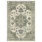 Oriental Weavers Branson Oriental Mendallio 5"3" x 7"3" Ivory and Blue Area Rug, , large