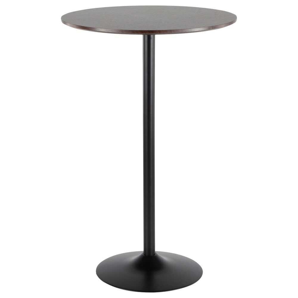 Lumisource Pebble Adjustable Dining Table in Espresso/Black, , large