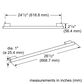 Thermador 30" Masterpiece Handle Kit in Stainless Steel, , large