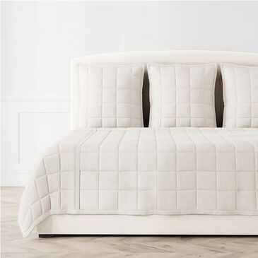 Ann Gish Panama King Coverlet in Flax, , large