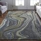 Feizy Amira 3"6" x 5"6" Blue and Green Area Rug, , large