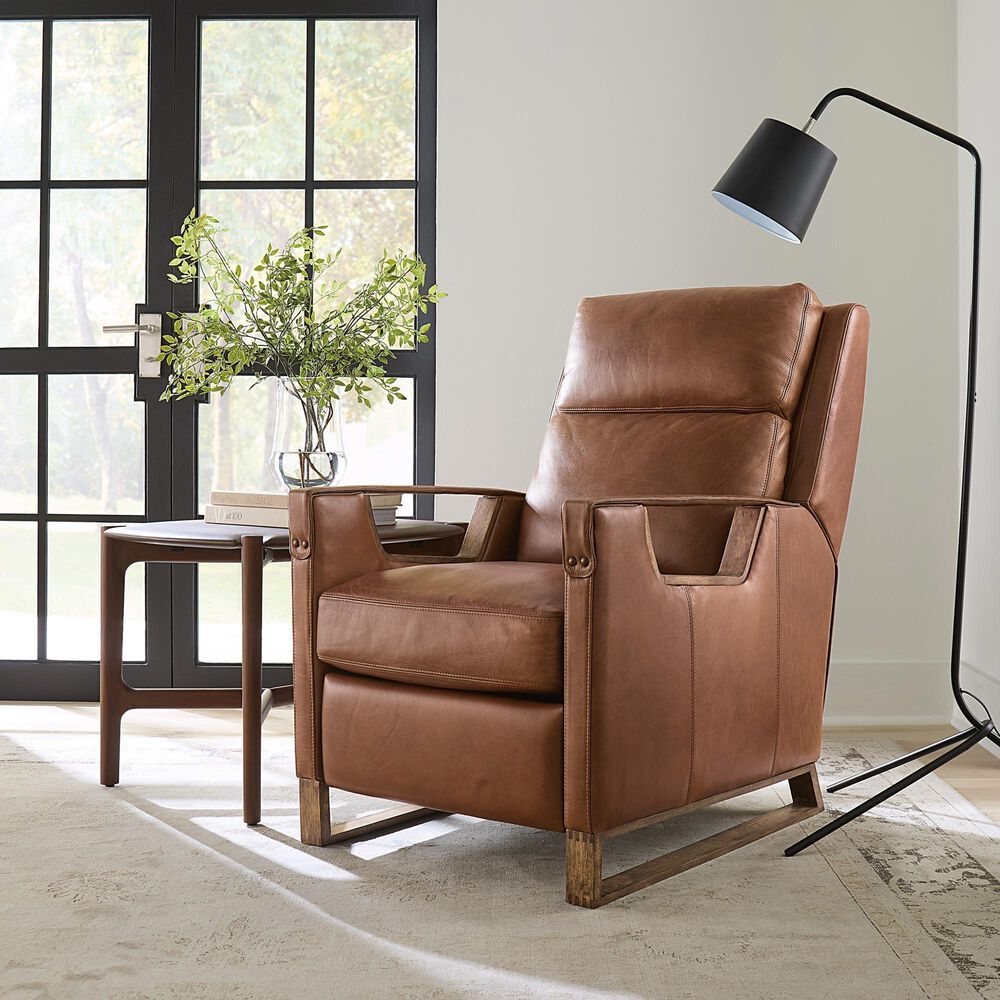 Hooker Furniture Relic Power Recliner with Power Headrest in Taupe, , large