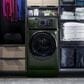 GE Profile 4.8 Cu. Ft. Smart Front Load Combo Washer/Dryer in Jade Green, , large