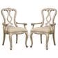 Hooker Furniture Chatelet Arm Chair with Beige Cushion in Paris Vintage (Set of 2), , large
