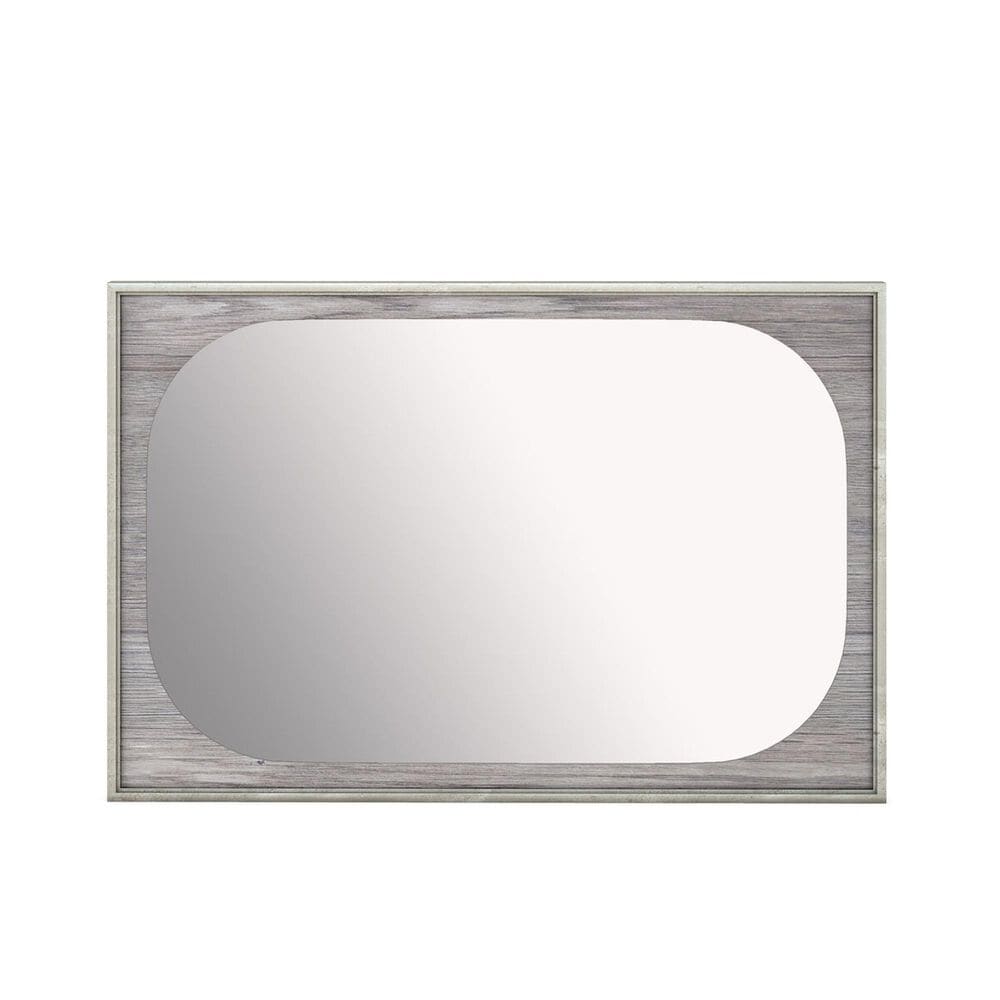 Vantage Vault 6 Drawer Dresser and Mirror in Mink Gray, , large