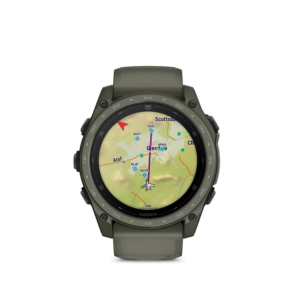 Garmin tactix 8 AMOLED Smartwatch 51 mm in Olive Drab Cerakote Coating, , large