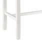 Linon Home Decor Claridge Bar Height Pub Table in Bright White - Table Only, , large