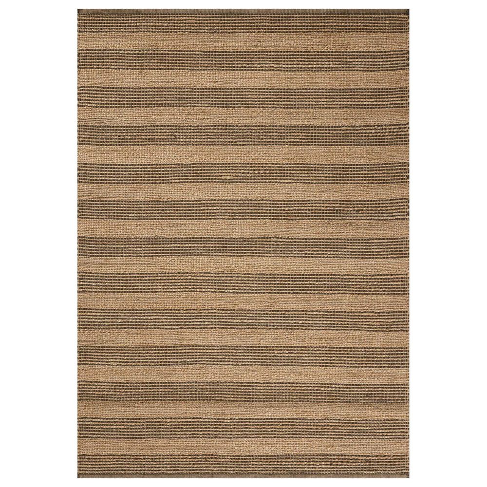 Chris Loves Julia x Loloi Judy 2"3" x 3"9" Natural and Chocolate Area Rug, , large