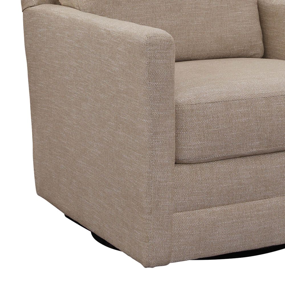 Ashley Freybourne Swivel Accent Chair in Twill, , large