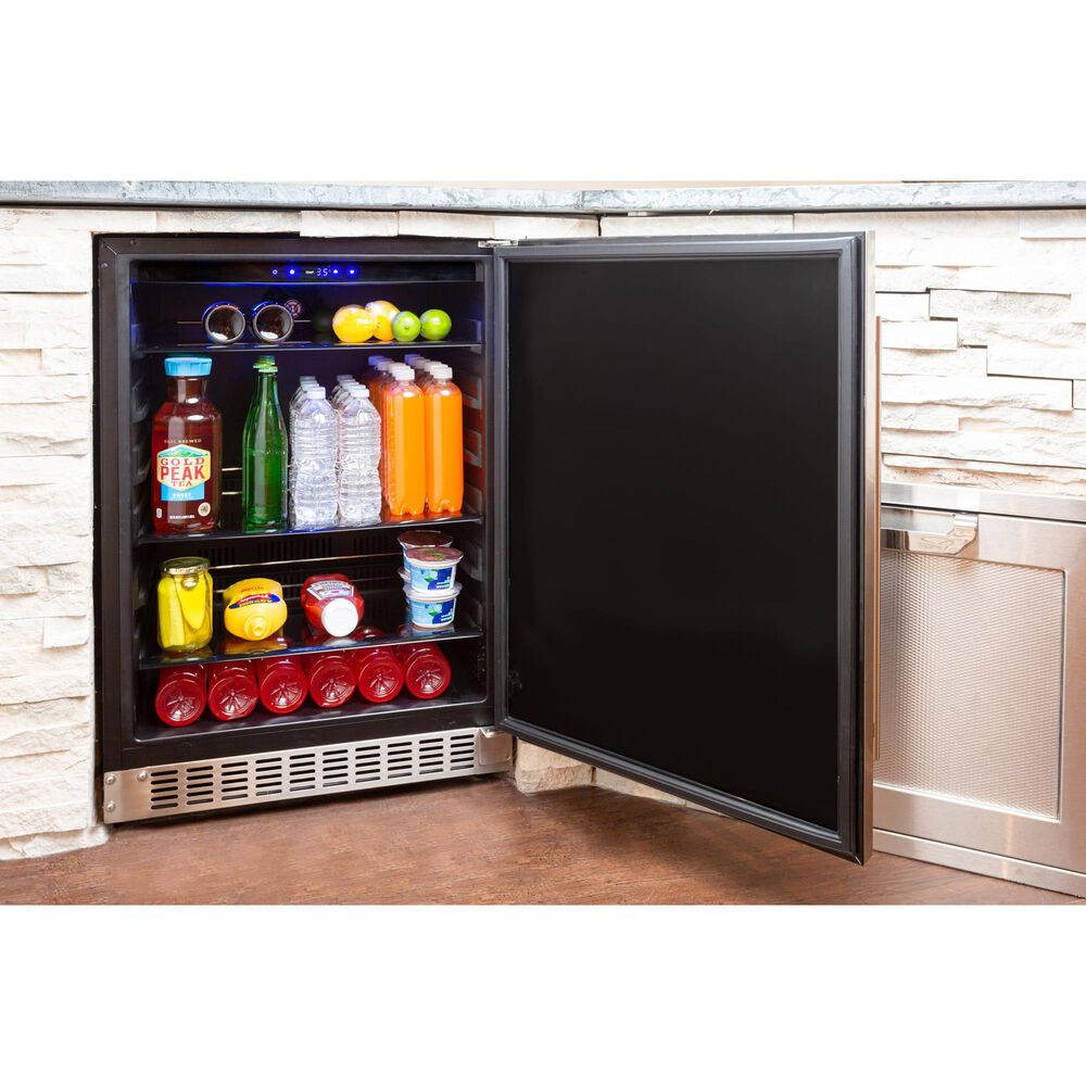 Azure 5.6 Cu. Ft. Built-In Compact Refrigerator in Stainless Steel, , large