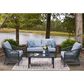 Ashley Bridges Beach 4-Piece Patio Conversation Set in Gray, , large