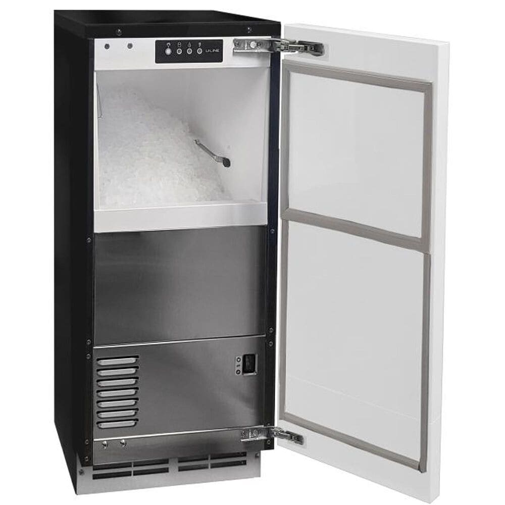 U-Line 15" Automatic Defrost Nugget Ice Maker in Panel Ready, , large
