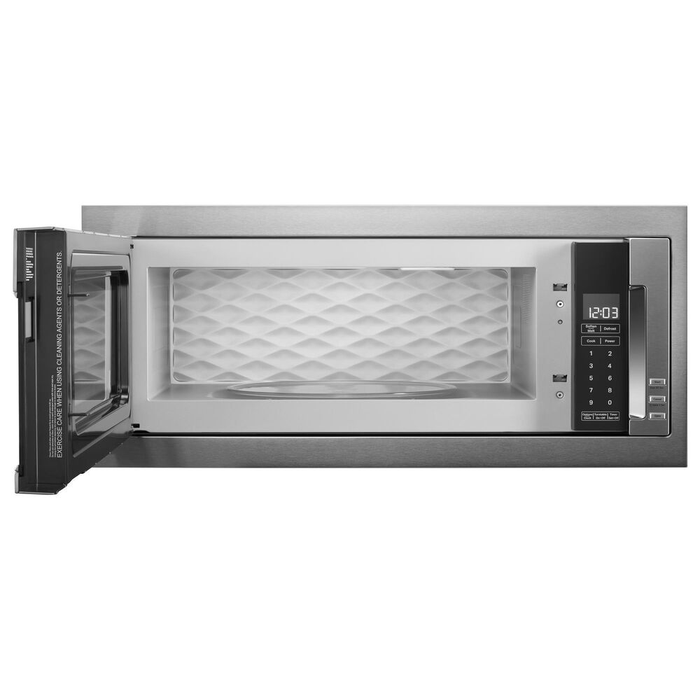 KitchenAid 1.1 Cu. Ft. Built-In Low Profile Microwave with Slim Trim Kit in Stainless Steel, , large