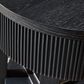 Ashley Marstream Round End Table in Dark Charcoal Black, , large