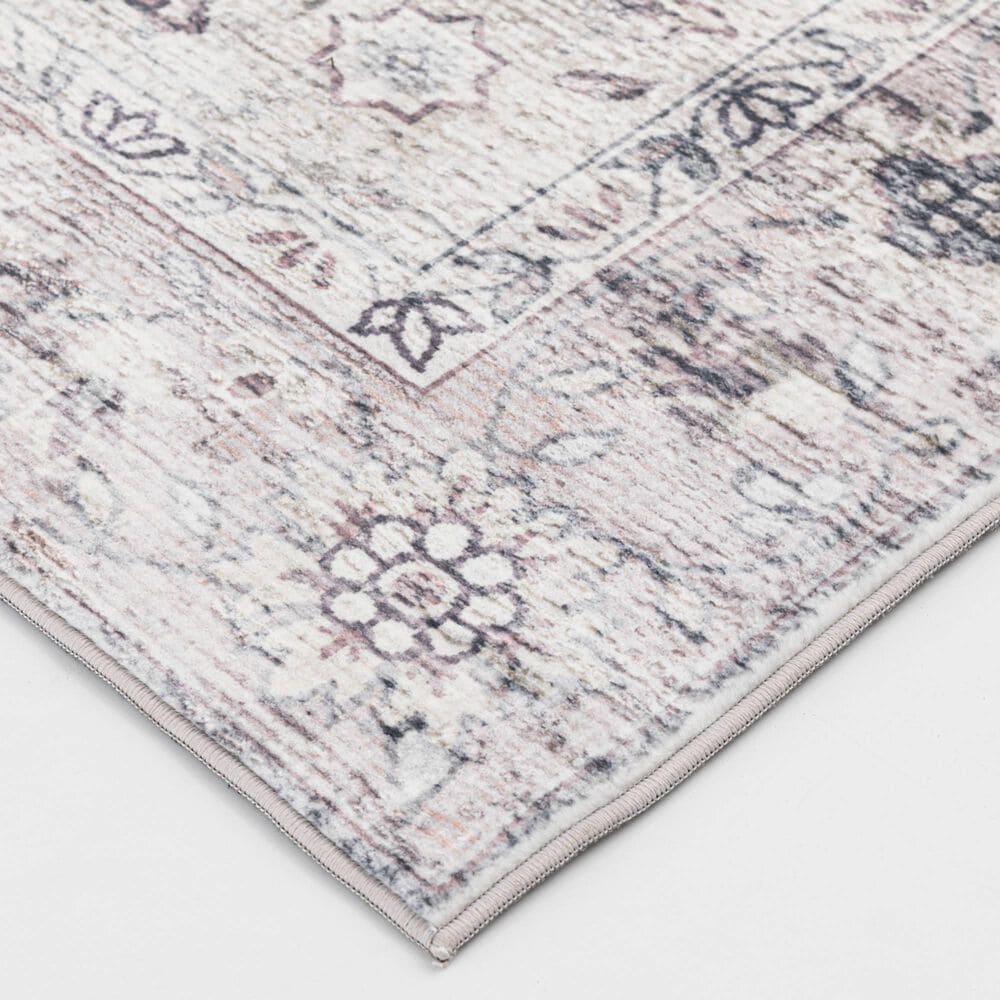 Central Oriental Trisha Yearwood Belmont Dalinda 7&#39;10&quot; x 9&#39;6&quot; Purple and Ivory Area Rug, , large