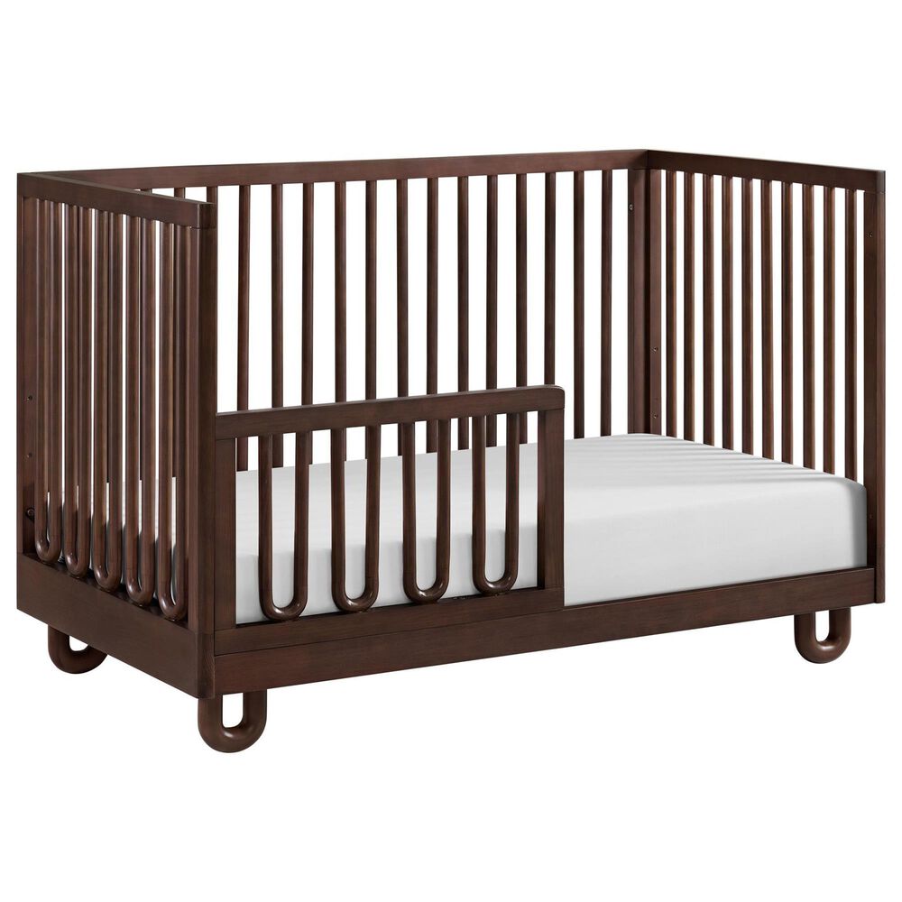 Oxford Baby Meridian 2-Piece Nursery Set with 3-in-1 Convertible Crib and Guard Rail in Cognac, , large