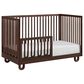 Oxford Baby Meridian 2-Piece Nursery Set with 3-in-1 Convertible Crib and Guard Rail in Cognac, , large