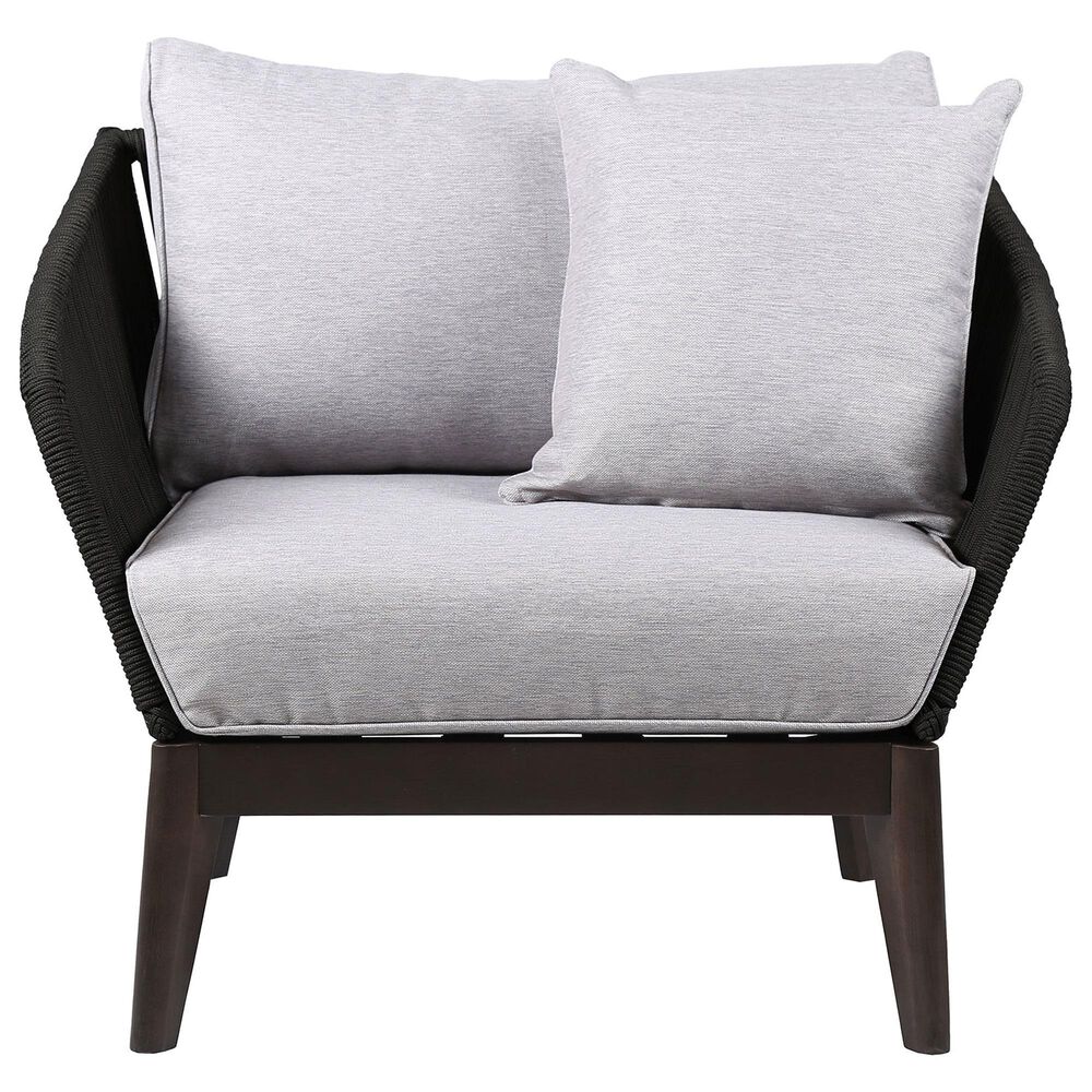 Blue River Athos Club Chair in Dark Eucalyptus and Charcoal, , large