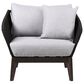 Blue River Athos Club Chair in Dark Eucalyptus and Charcoal, , large