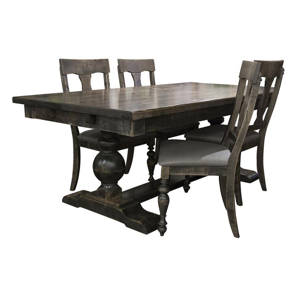 Declan Dining Champlain Rectangular Dining Table in Mist Grey Washed - Table Only, , large