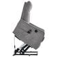 Hearth and Haven Power Lift Recliner in Light Gray, , large