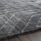 Surya Hightower 2" x 3" Charcoal, Black and White Area Rug, , large