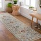 Surya Reina REN-2307 Light Gray, Cream, Denim, Rust, Mustard and Olive 2"7" x 10" Runner, , large