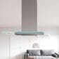 Zephyr 36" Verona Color Changing Island Mount Range Hood in Stainless Steel, , large