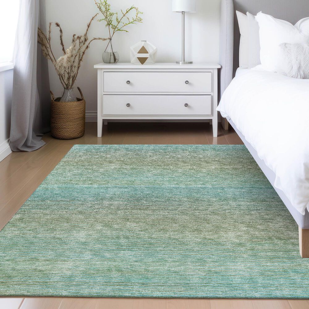 Dalyn Rug Company Trevi TV11 8&#39; x 10&#39; Teal Area Rug, , large