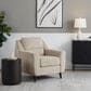 LumiSource Carly Accent Chair in Beige, , large