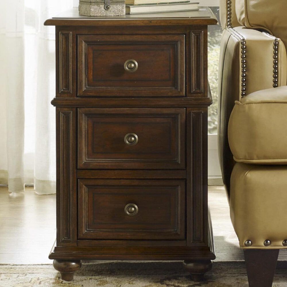 Hooker Furniture Leesburg Chairside Chest in Mahogany, , large