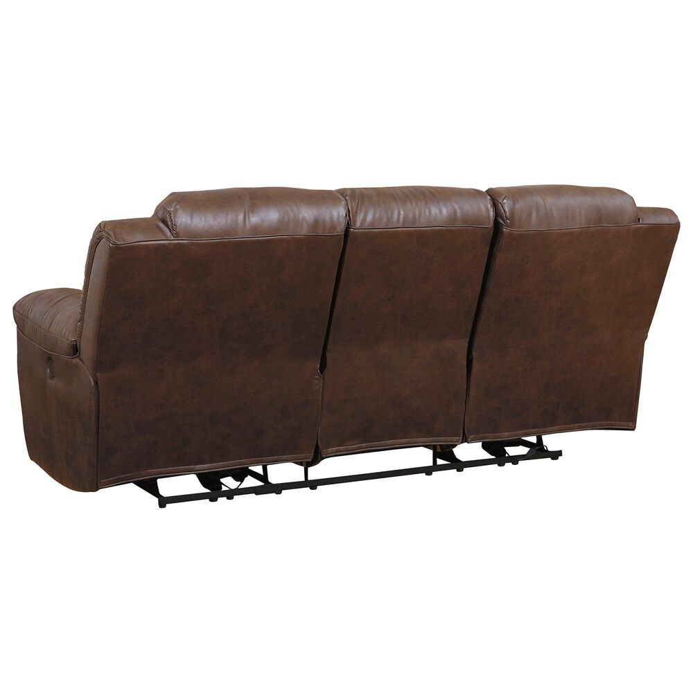 Ashley Stoneland Power Reclining Sofa in Chocolate, , large