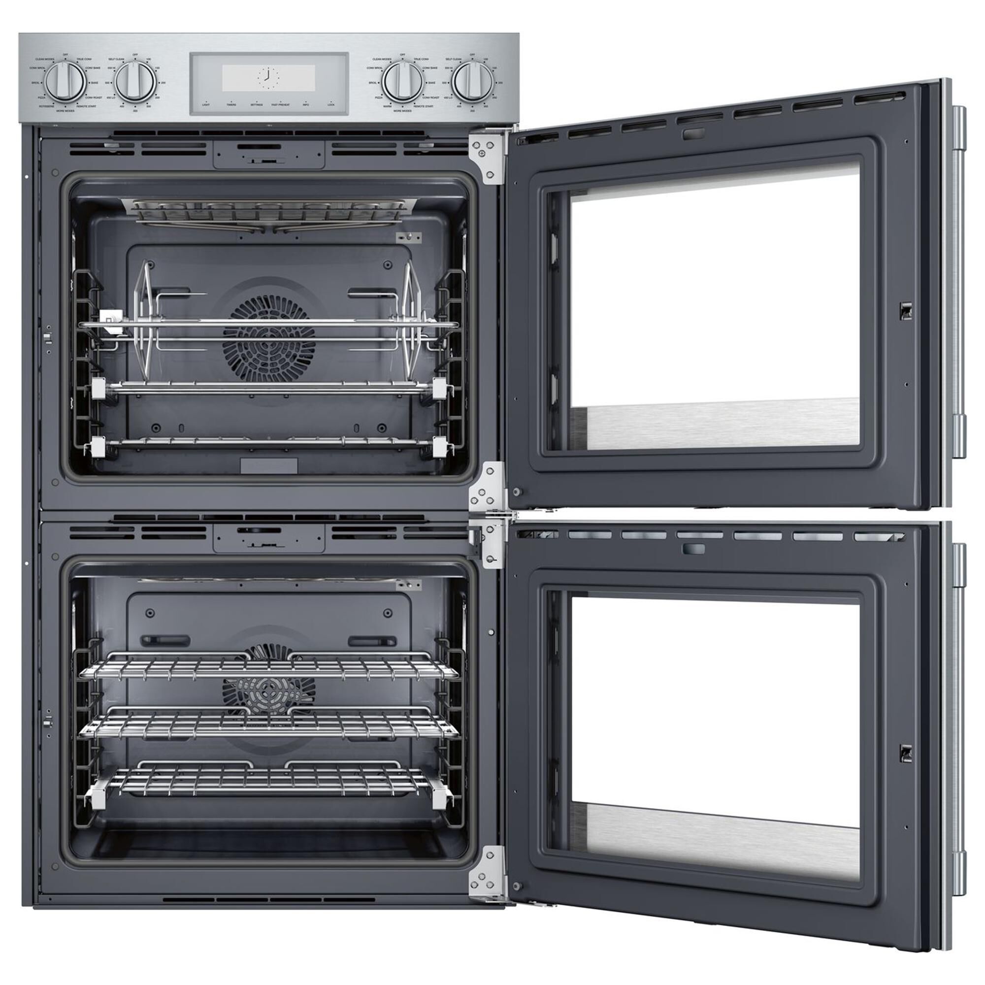 Double wall ovens with hot sale side opening doors