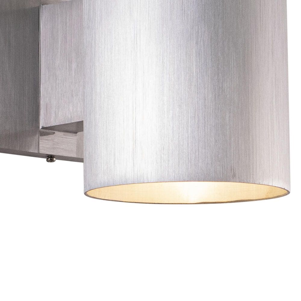 Vaxcel Chiasso 1-Light Outdoor Wall Sconce in Satin Aluminum, , large