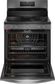 Frigidaire Gallery 30" Rear Control Electric Range with Total Convection in Black Stainless Steel, , large