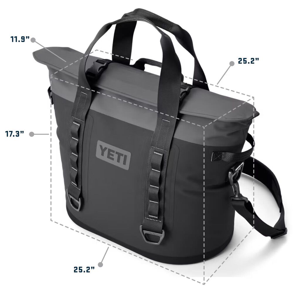YETI Hopper M30 2.0 Tote Soft Cooler in Pace Purple and Blue, , large