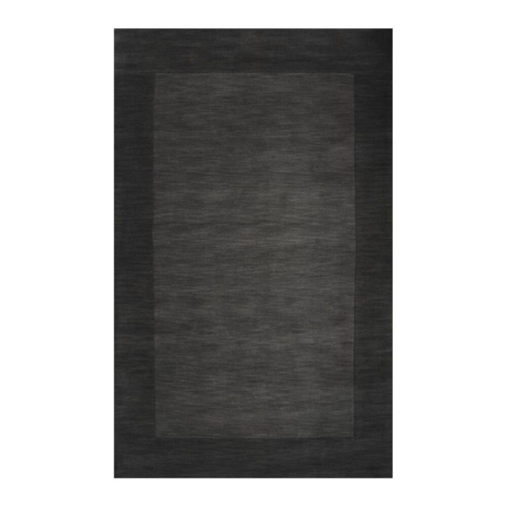 Surya Mystique M-347 6" x 9" Charcoal and Black Area Rug, , large