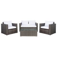 Safavieh Brielle 4-Piece Patio Living Set
