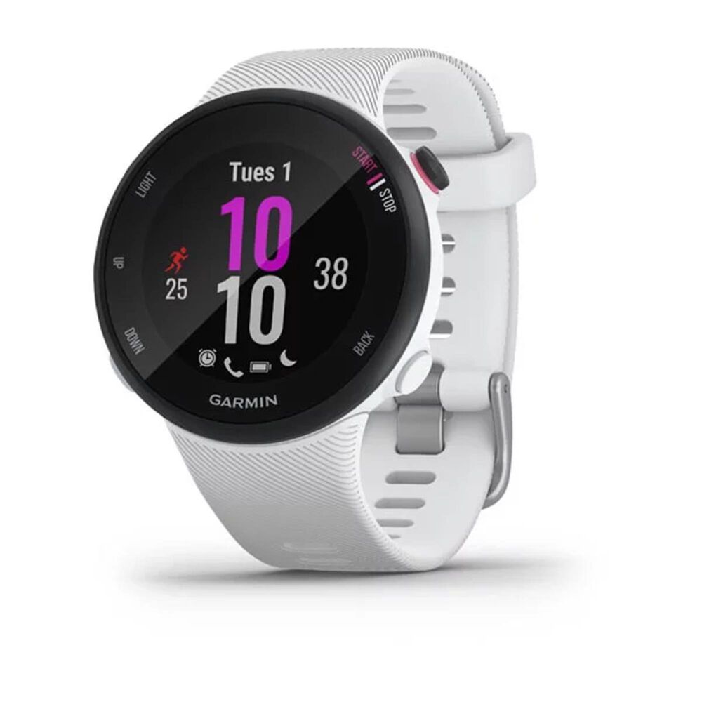 Garmin 39mm Forerunner 45S in White, , large