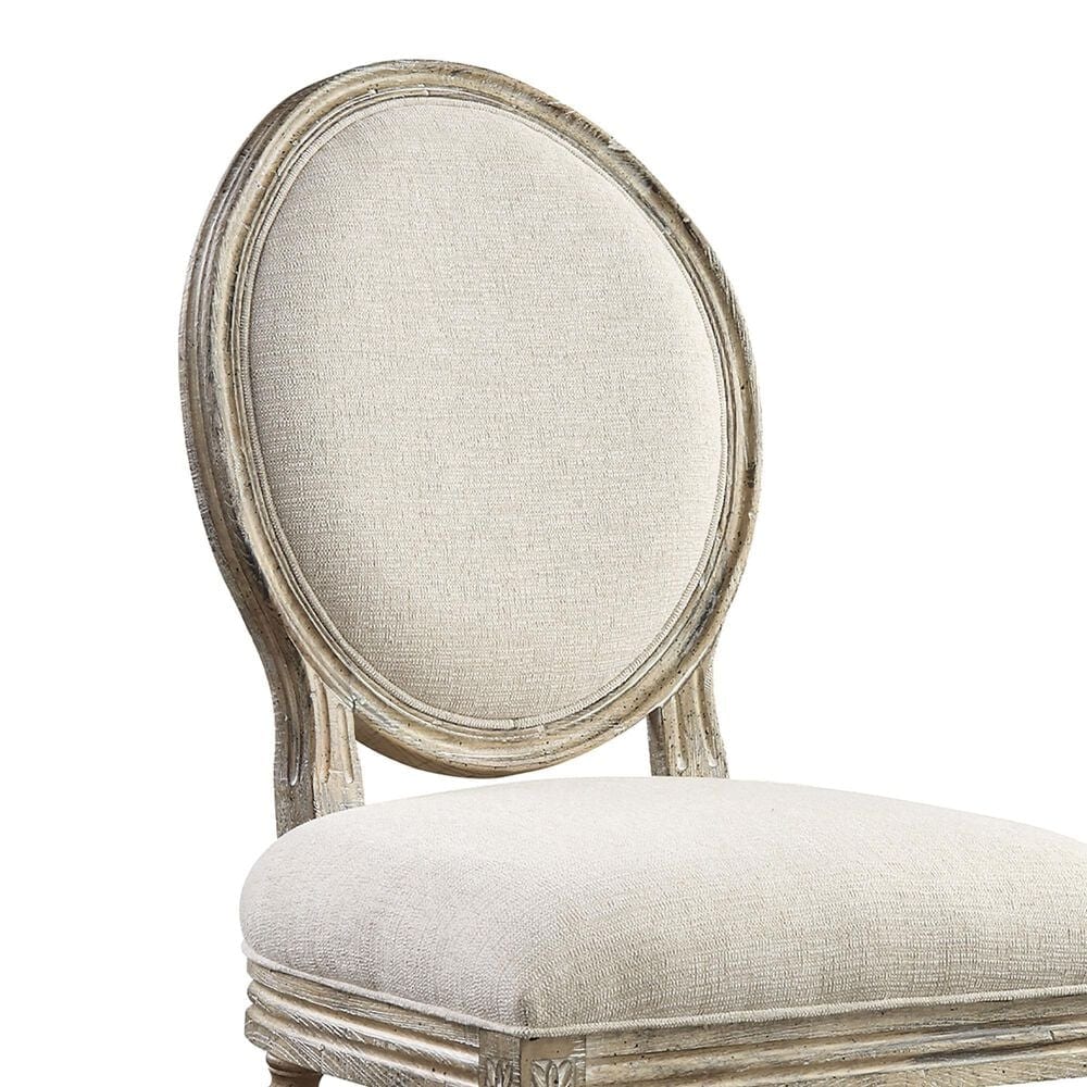 Emerald Home Furnishings Interlude Side Chair with Round Back in Sandstone Buff &#40;Set of 2&#41;, , large
