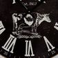 Maple and Jade 24" Wall Clock in White and Black, , large