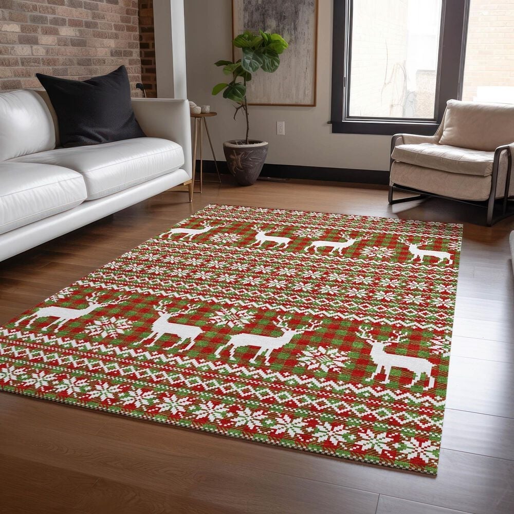 Dalyn Rug Company Wonderland WN28 5&#39; x 7&#39;6&quot; Fern Indoor/Outdoor Area Rug, , large