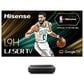 Hisense 120" L9 4K HDR Smart TriChroma Laser TV Projector with Screen in Black, , large